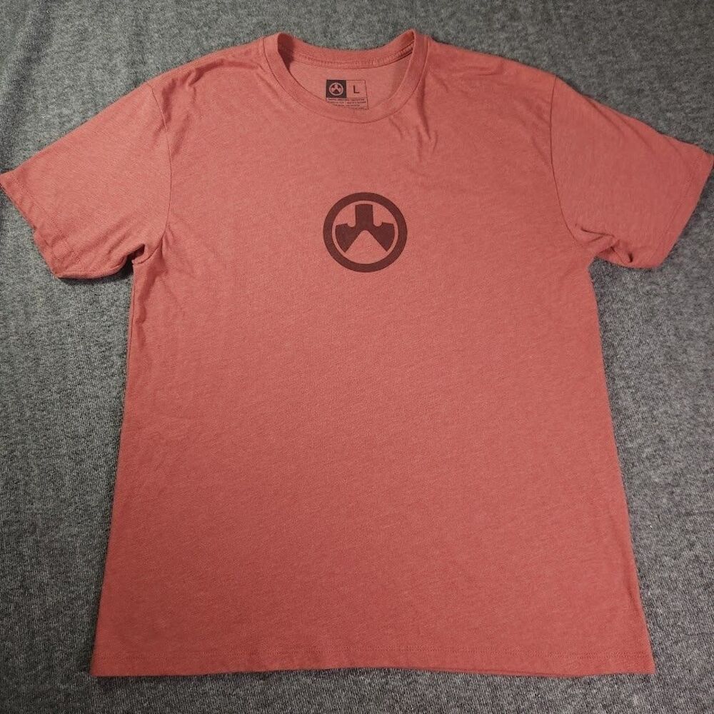 Magpul  Industries Corporation Red T Shirt Size L Short Sleeve Heathered